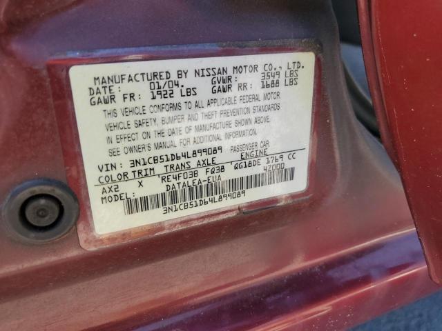 Photo 12 VIN: 3N1CB51D64L899089 - NISSAN SENTRA 