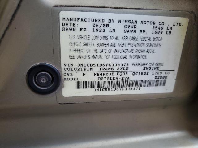 Photo 12 VIN: 3N1CB51D6YL338378 - NISSAN SENTRA 