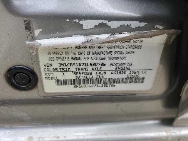 Photo 12 VIN: 3N1CB51D71L520726 - NISSAN SENTRA 