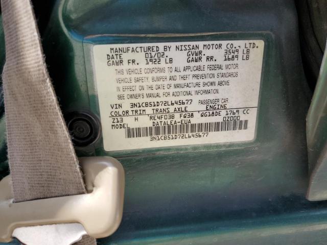 Photo 11 VIN: 3N1CB51D72L645677 - NISSAN SENTRA XE 