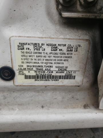 Photo 9 VIN: 3N1CB51D83L714085 - NISSAN SENTRA XE 