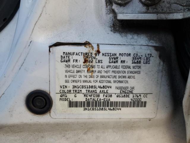 Photo 11 VIN: 3N1CB51D85L468044 - NISSAN SENTRA 