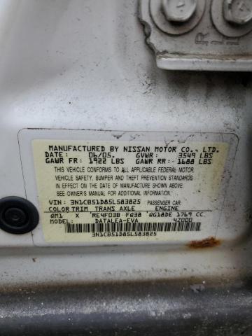 Photo 11 VIN: 3N1CB51D85L583825 - NISSAN SENTRA AUT 