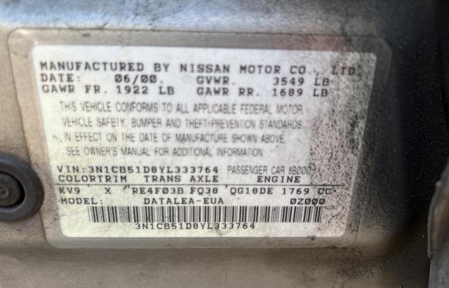 Photo 9 VIN: 3N1CB51D8YL333764 - NISSAN SENTRA 