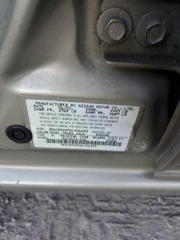 Photo 11 VIN: 3N1CB51D91L516225 - NISSAN SENTRA 