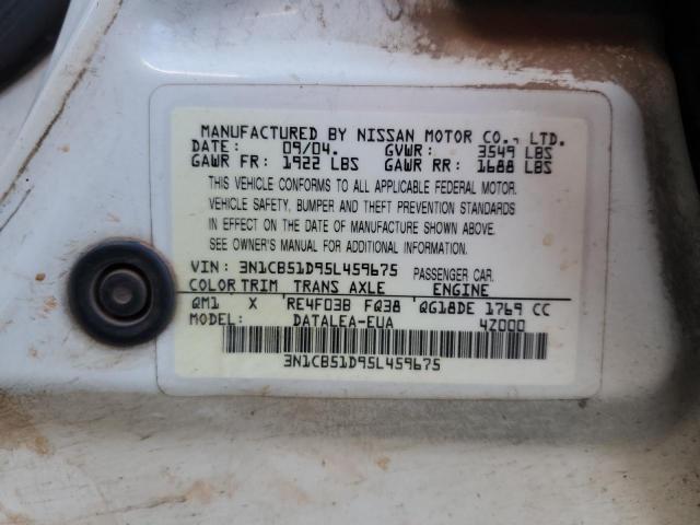 Photo 11 VIN: 3N1CB51D95L459675 - NISSAN SENTRA 