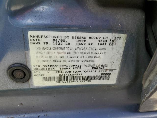 Photo 11 VIN: 3N1CB51D9YL339735 - NISSAN SENTRA BAS 