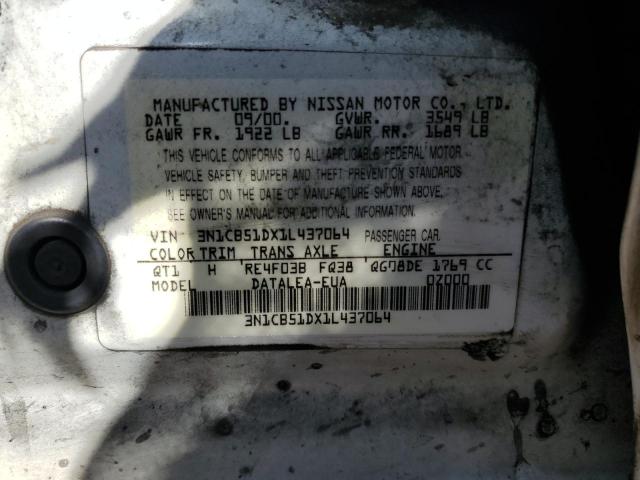 Photo 11 VIN: 3N1CB51DX1L437064 - NISSAN SENTRA XE 