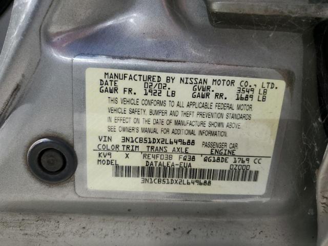 Photo 11 VIN: 3N1CB51DX2L649688 - NISSAN SENTRA 