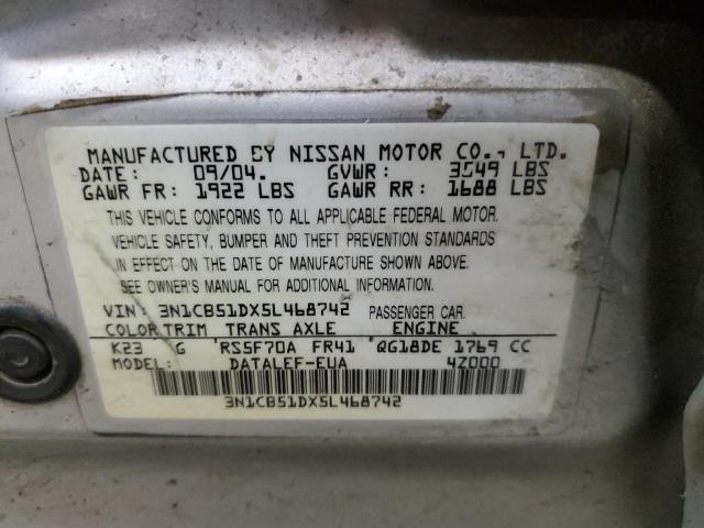 Photo 12 VIN: 3N1CB51DX5L468742 - NISSAN SENTRA 1.8 