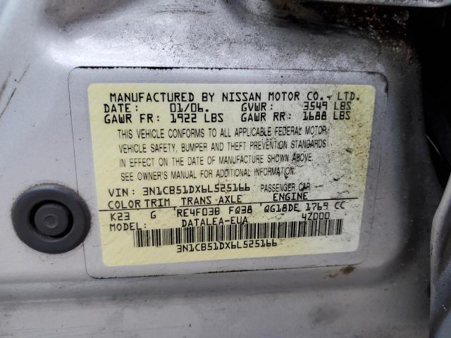 Photo 11 VIN: 3N1CB51DX6L525166 - NISSAN SENTRA 1.8 