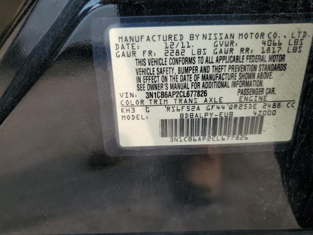 Photo 11 VIN: 3N1CB6AP2CL677826 - NISSAN SENTRA 