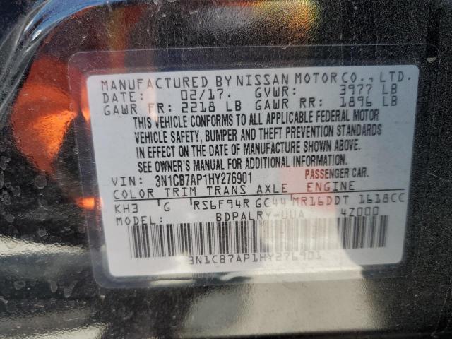 Photo 11 VIN: 3N1CB7AP1HY276901 - NISSAN SENTRA SR 