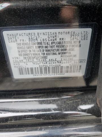 Photo 11 VIN: 3N1CB7AP3JY234882 - NISSAN SENTRA SR 