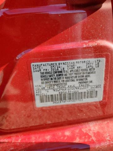 Photo 11 VIN: 3N1CB7AP4HY207703 - NISSAN SENTRA SR 