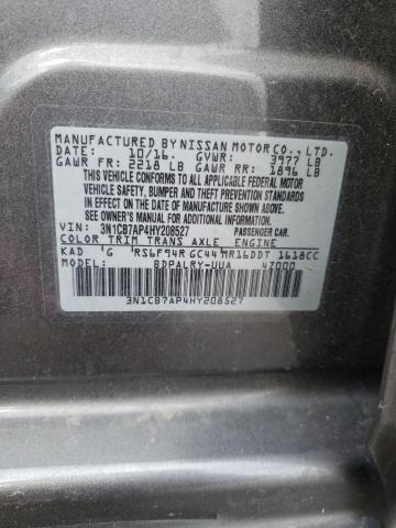 Photo 12 VIN: 3N1CB7AP4HY208527 - NISSAN SENTRA SR 