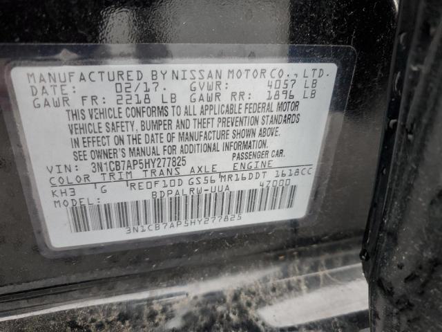 Photo 11 VIN: 3N1CB7AP5HY277825 - NISSAN SENTRA 