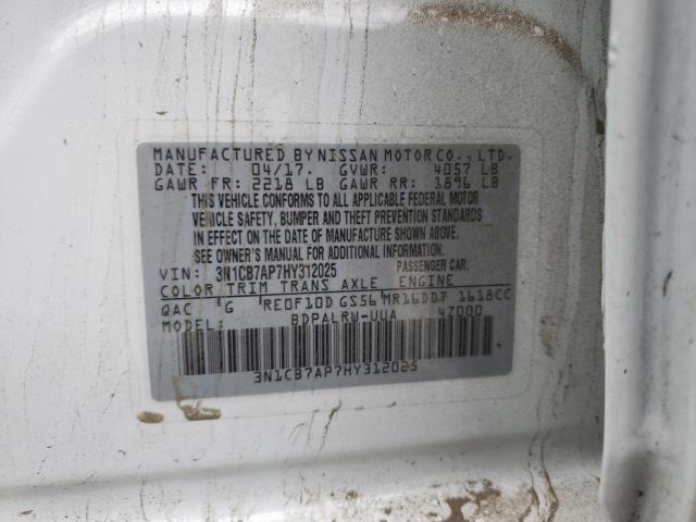 Photo 9 VIN: 3N1CB7AP7HY312025 - NISSAN SENTRA 