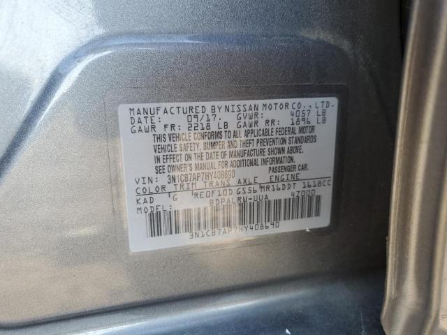 Photo 11 VIN: 3N1CB7AP7HY408690 - NISSAN SENTRA 