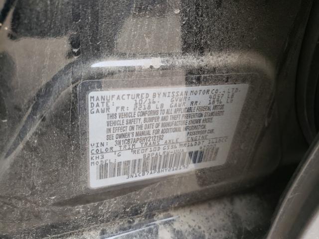 Photo 9 VIN: 3N1CB7AP8HY212192 - NISSAN SENTRA SR 