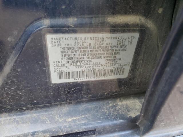 Photo 11 VIN: 3N1CB7AP8HY239389 - NISSAN SENTRA 