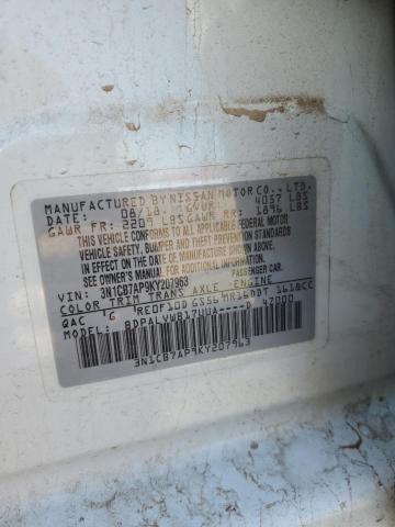 Photo 9 VIN: 3N1CB7AP9KY207963 - NISSAN SENTRA SR 