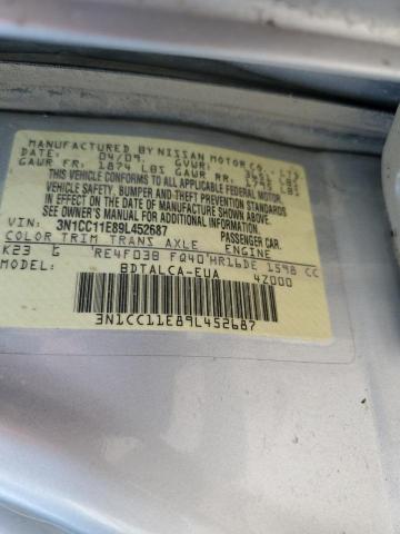 Photo 12 VIN: 3N1CC11E89L452687 - NISSAN VERSA S 