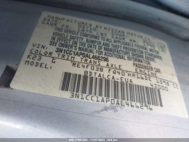 Photo 8 VIN: 3N1CC1AP0AL466296 - NISSAN VERSA 