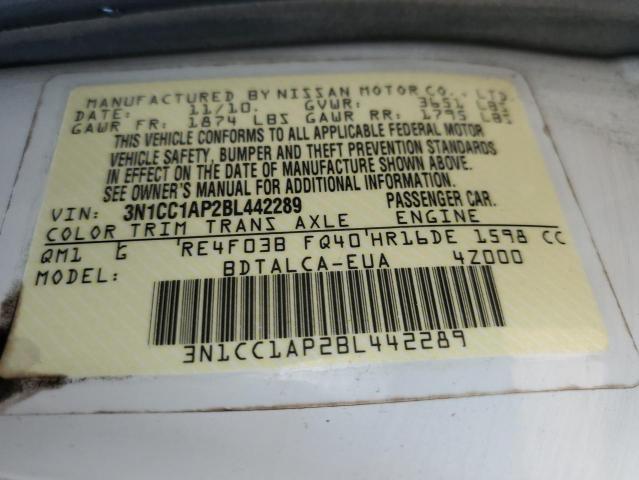 Photo 12 VIN: 3N1CC1AP2BL442289 - NISSAN VERSA 