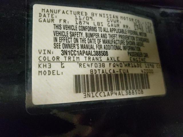 Photo 9 VIN: 3N1CC1AP4AL388508 - NISSAN VERSA S 