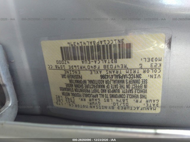 Photo 8 VIN: 3N1CC1AP8AL414396 - NISSAN VERSA 