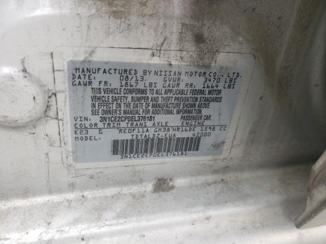 Photo 9 VIN: 3N1CE2CP0EL376181 - NISSAN VERSA NOTE 