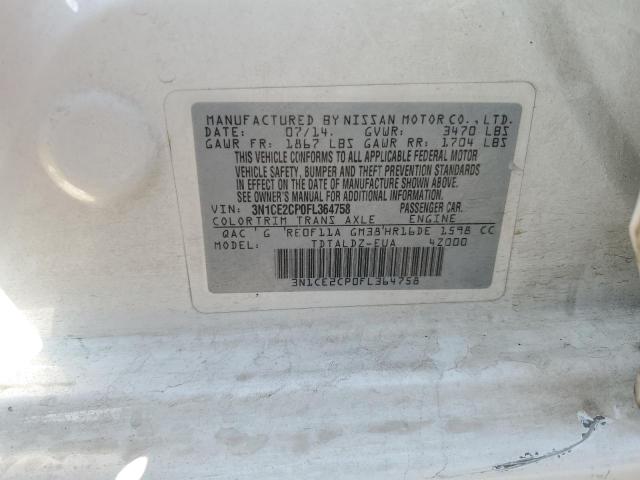 Photo 12 VIN: 3N1CE2CP0FL364758 - NISSAN VERSA NOTE 