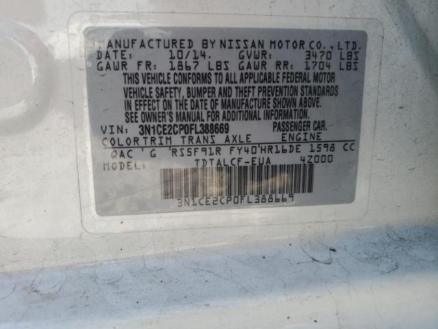 Photo 12 VIN: 3N1CE2CP0FL388669 - NISSAN VERSA NOTE 