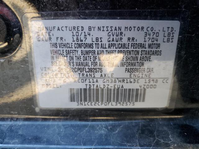 Photo 12 VIN: 3N1CE2CP0FL392575 - NISSAN VERSA NOTE 