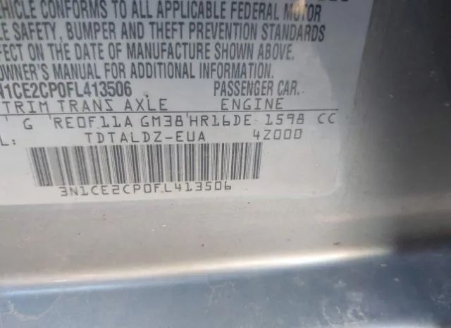 Photo 8 VIN: 3N1CE2CP0FL413506 - NISSAN VERSA NOTE 