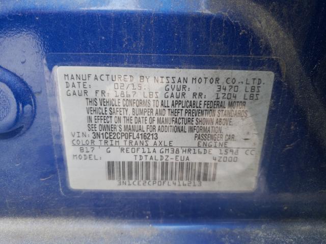 Photo 9 VIN: 3N1CE2CP0FL416213 - NISSAN VERSA NOTE 