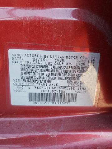 Photo 9 VIN: 3N1CE2CP0FL418799 - NISSAN VERSA NOTE 