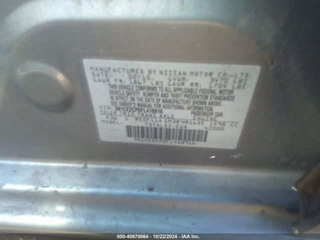 Photo 8 VIN: 3N1CE2CP0FL418916 - NISSAN VERSA NOTE 