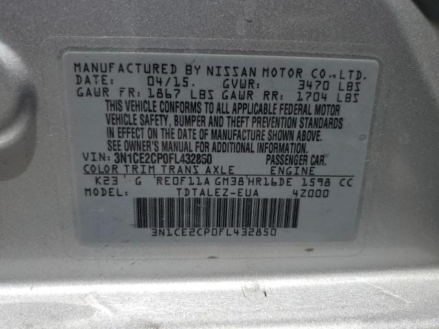 Photo 11 VIN: 3N1CE2CP0FL432850 - NISSAN VERSA 