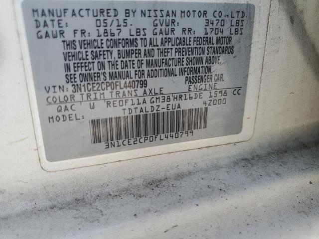 Photo 13 VIN: 3N1CE2CP0FL440799 - NISSAN VERSA NOTE 