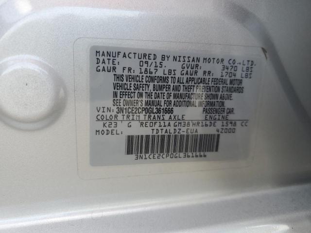 Photo 11 VIN: 3N1CE2CP0GL361666 - NISSAN VERSA NOTE 