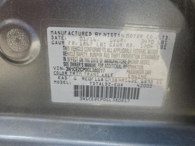 Photo 12 VIN: 3N1CE2CP0GL380217 - NISSAN VERSA NOTE 