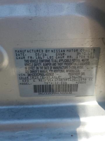 Photo 11 VIN: 3N1CE2CP0GL402832 - NISSAN VERSA NOTE 