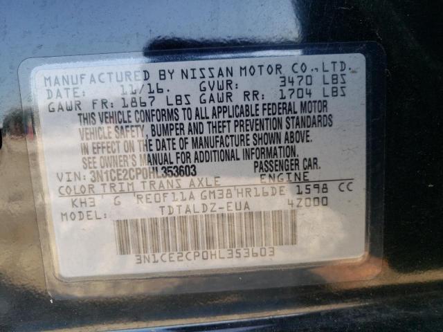 Photo 9 VIN: 3N1CE2CP0HL353603 - NISSAN VERSA NOTE 