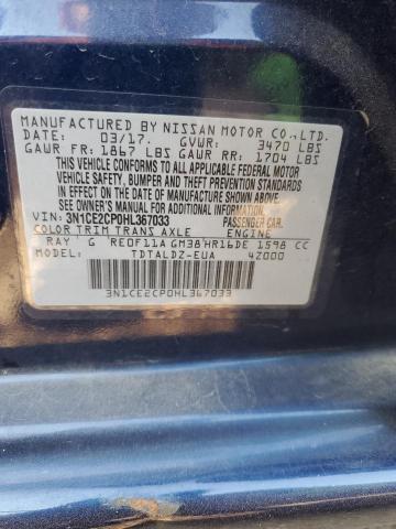 Photo 11 VIN: 3N1CE2CP0HL367033 - NISSAN VERSA NOTE 