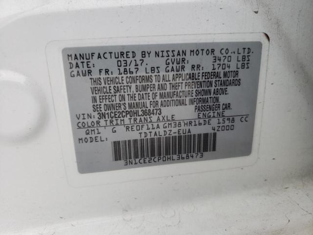 Photo 12 VIN: 3N1CE2CP0HL368473 - NISSAN VERSA NOTE 