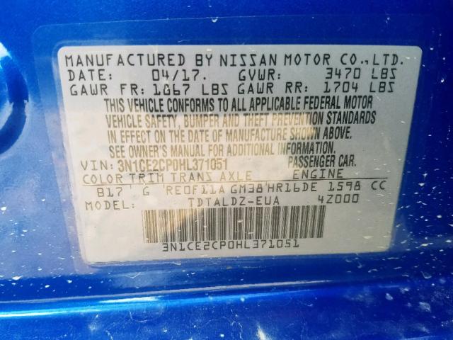 Photo 9 VIN: 3N1CE2CP0HL371051 - NISSAN VERSA NOTE 