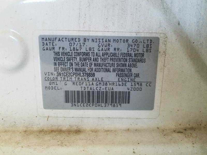 Photo 9 VIN: 3N1CE2CP0HL379859 - NISSAN VERSA NOTE 