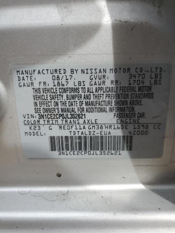 Photo 11 VIN: 3N1CE2CP0JL352621 - NISSAN VERSA 